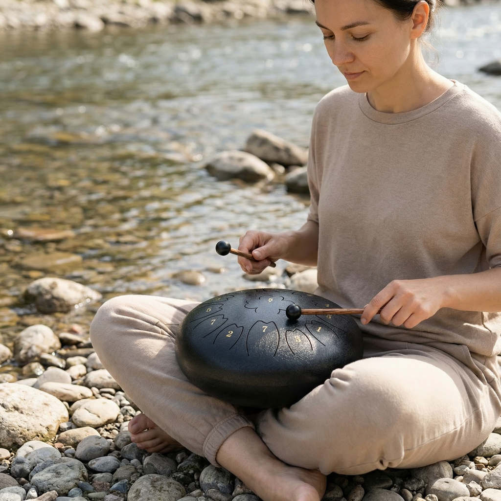 TONGUE DRUM 13 NOTES 12 POUCES