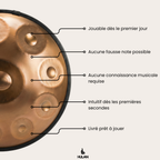 Handpan Bronze Satiné