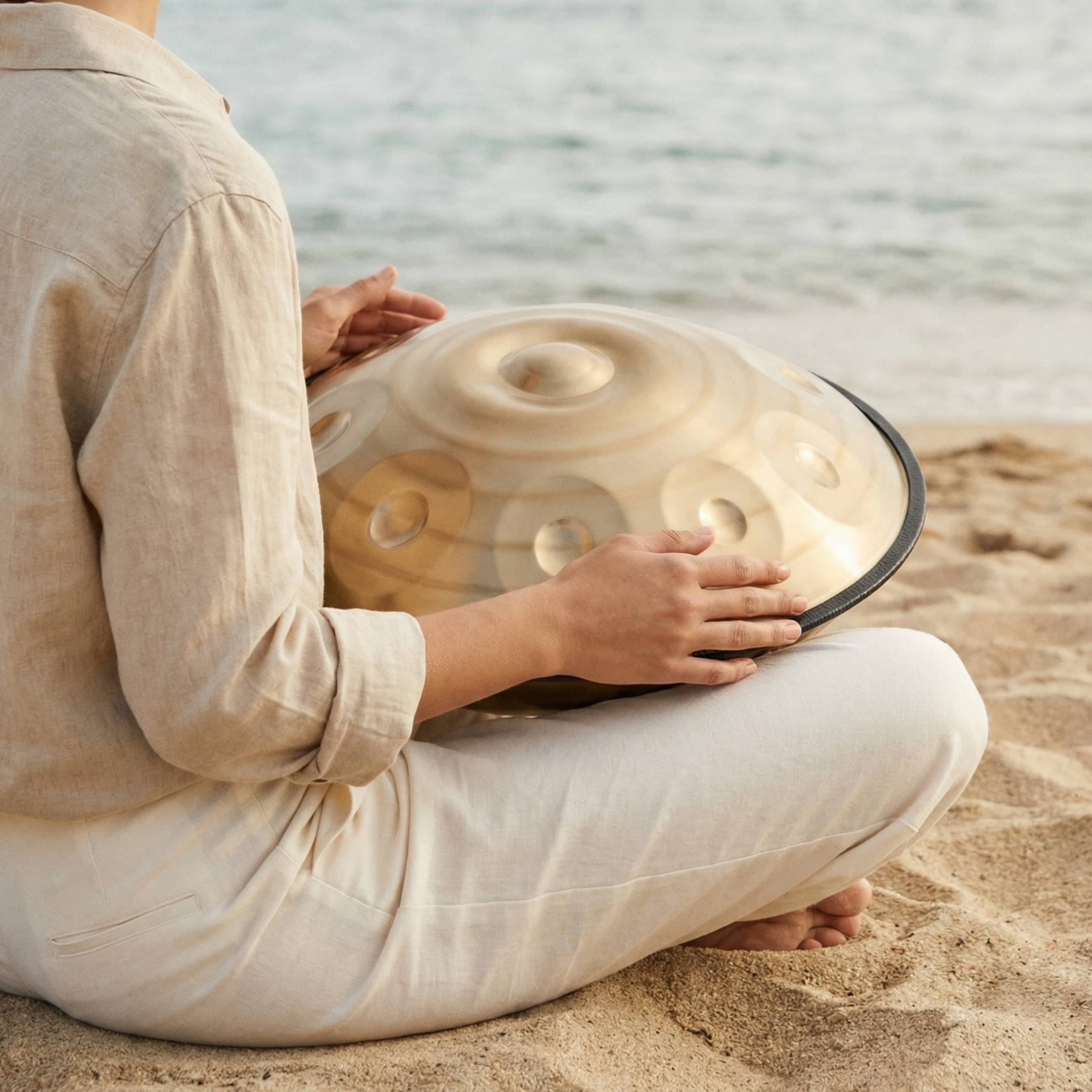 HANDPAN 9-10-12 NOTES DORÉ SATINÉ