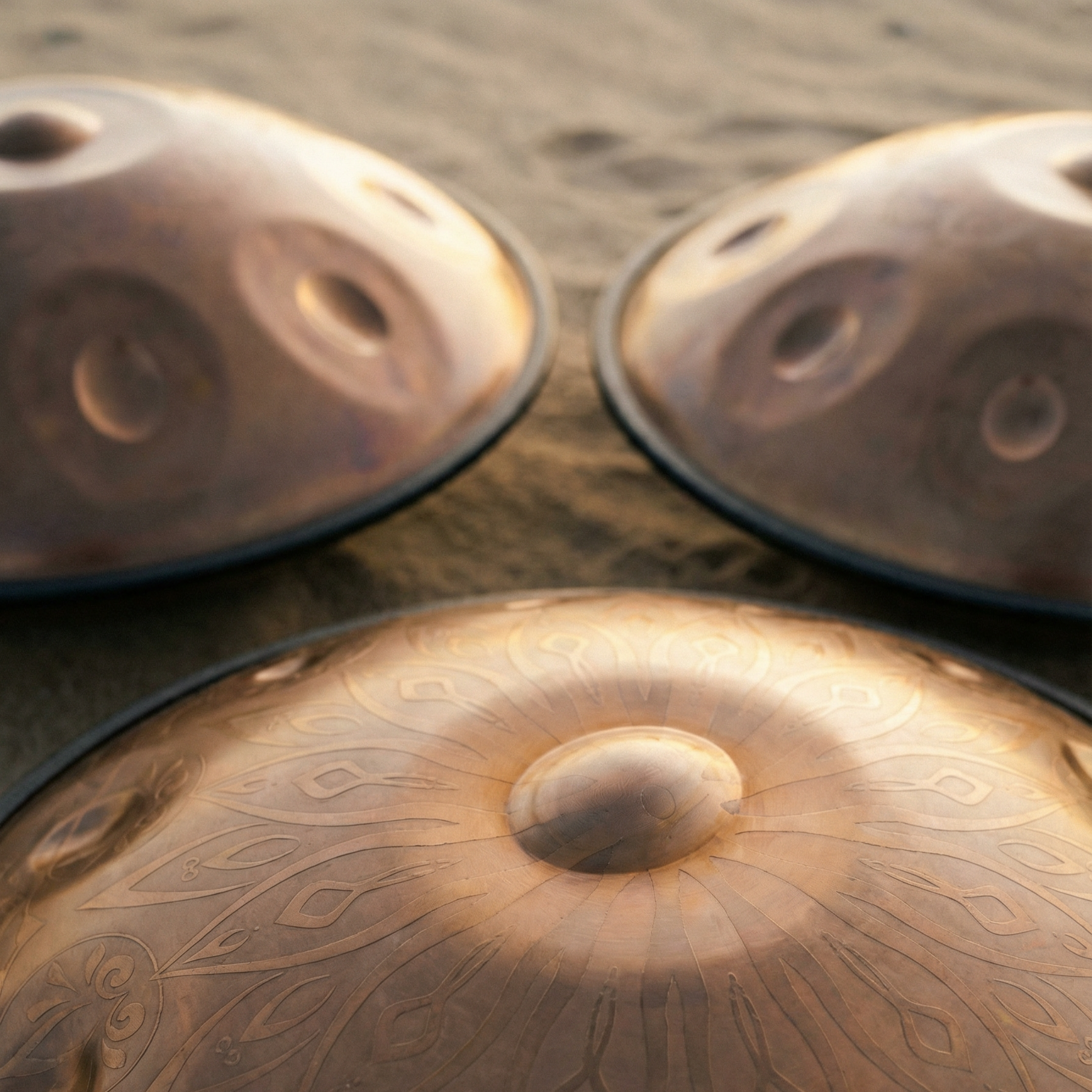 HANDPAN 9-10-12 NOTES DORÉ AMBRÉ