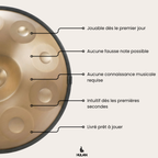 Handpan Doré Clair