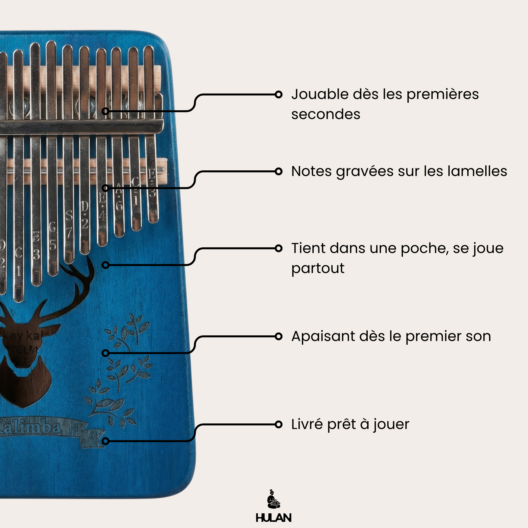 Kalimba 17 touches