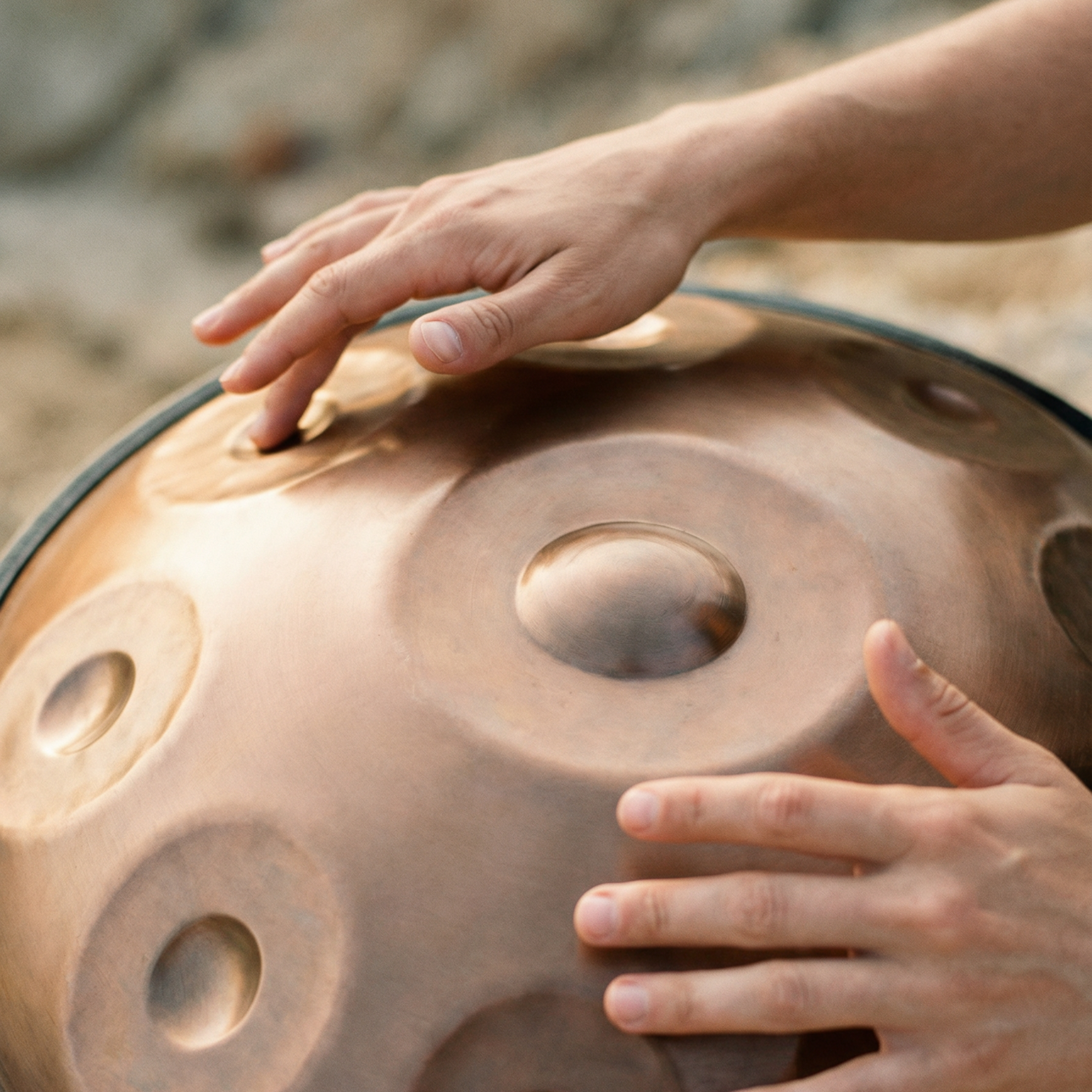 HANDPAN 9-10-12 NOTES BRONZE SATINÉ