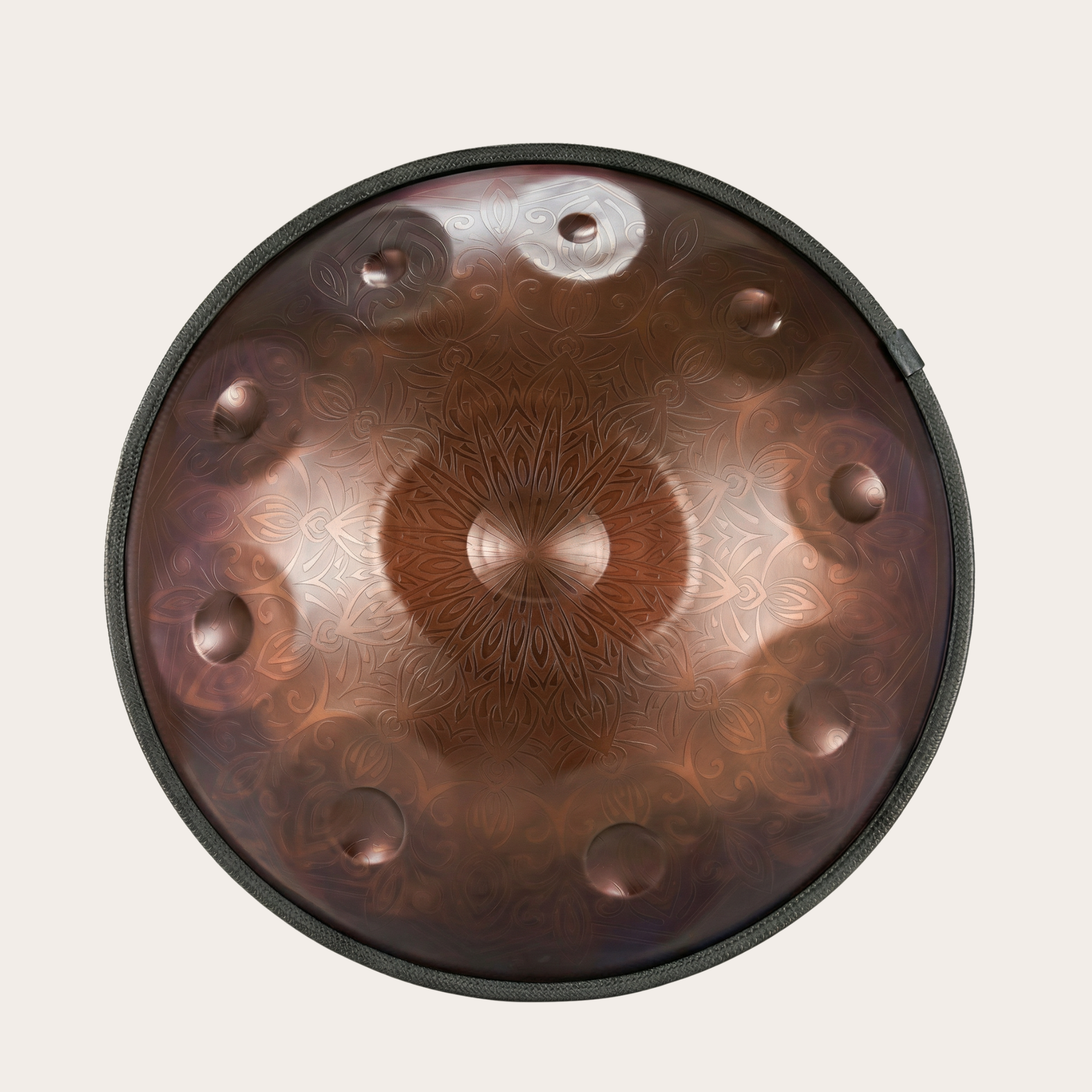 HANDPAN 9-10-12 NOTES BRUN CUIVRÉ