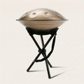Handpan Doré Satiné