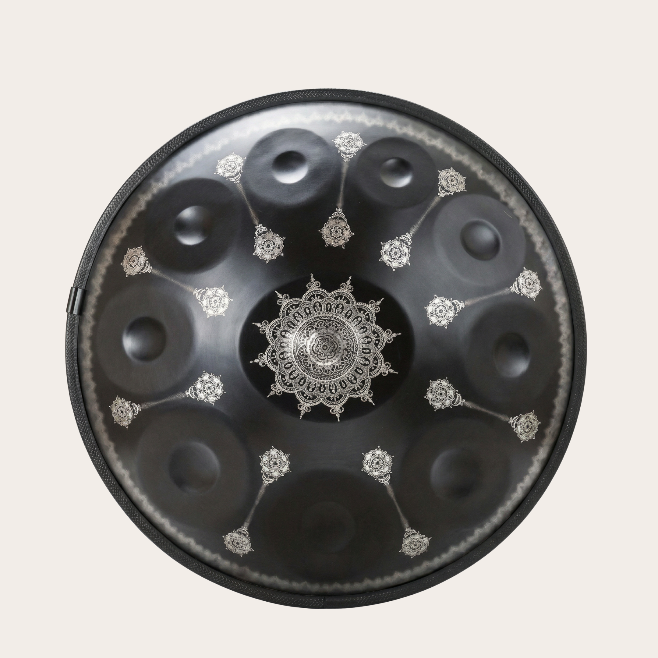 HANDPAN 9-10-12 NOTES NOIR ARGENT