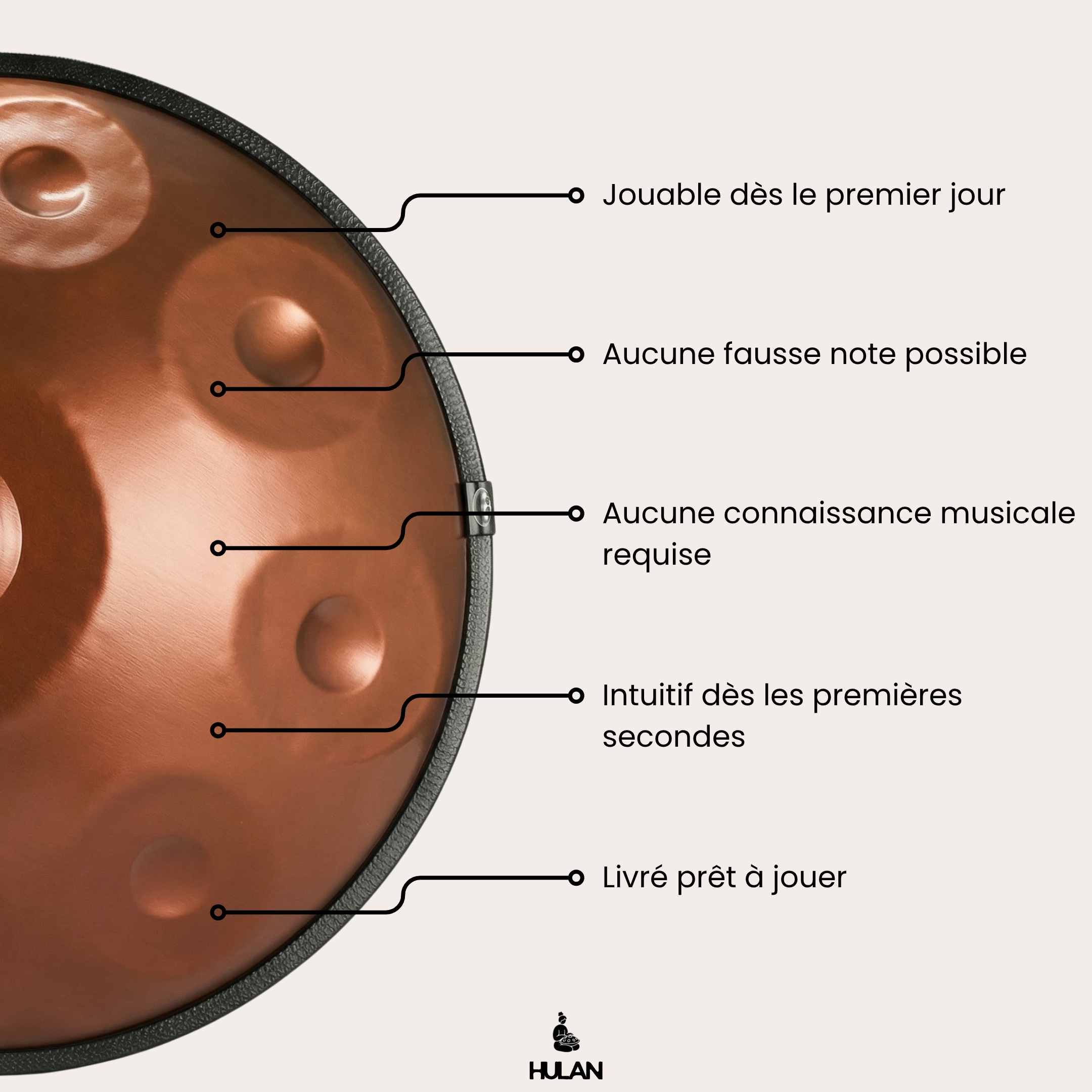 Handpan Cuivre