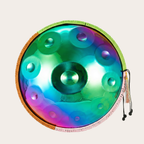 HANDPAN 9-10-12 NOTES MULTICOLORE IRISÉ