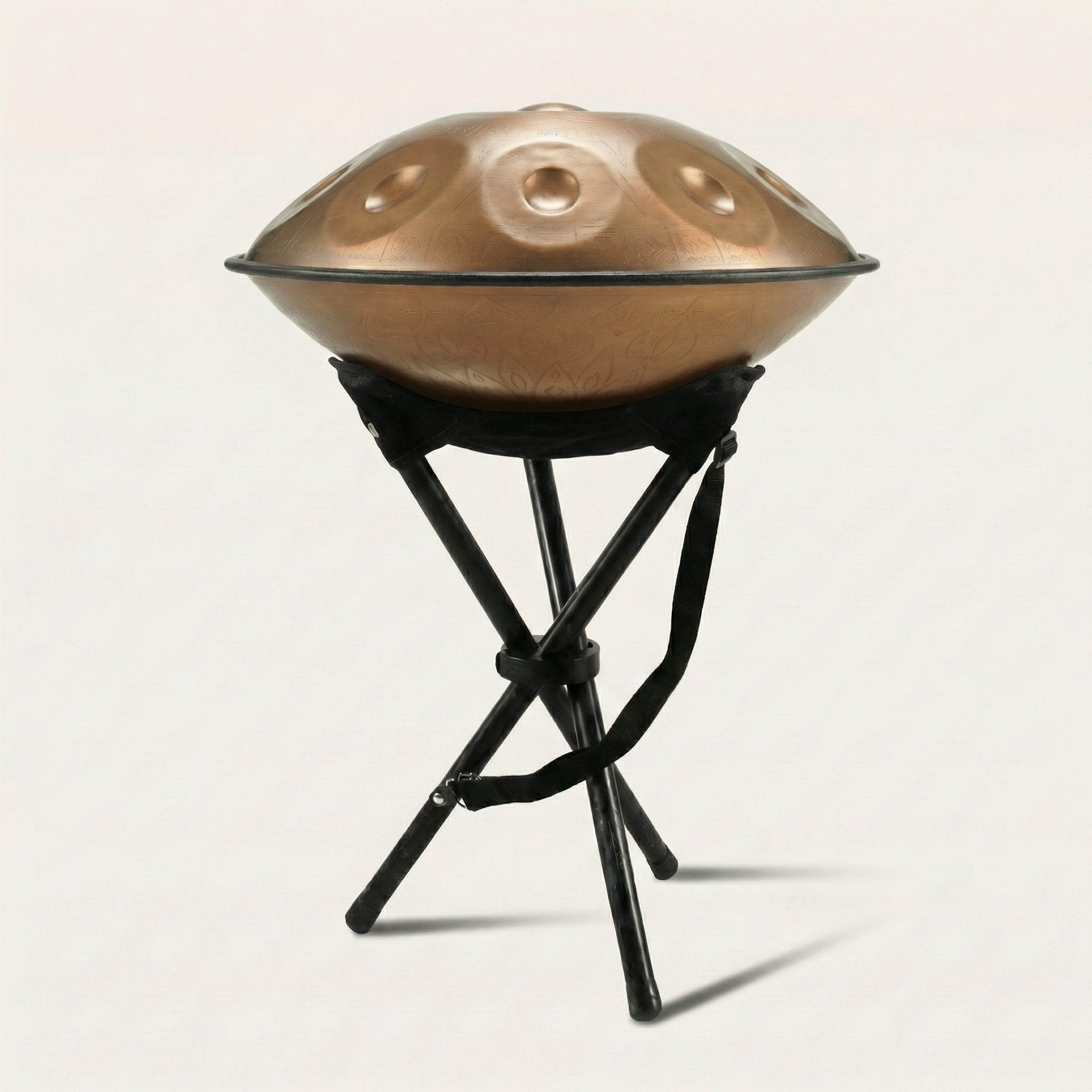 Handpan Doré Cuivré
