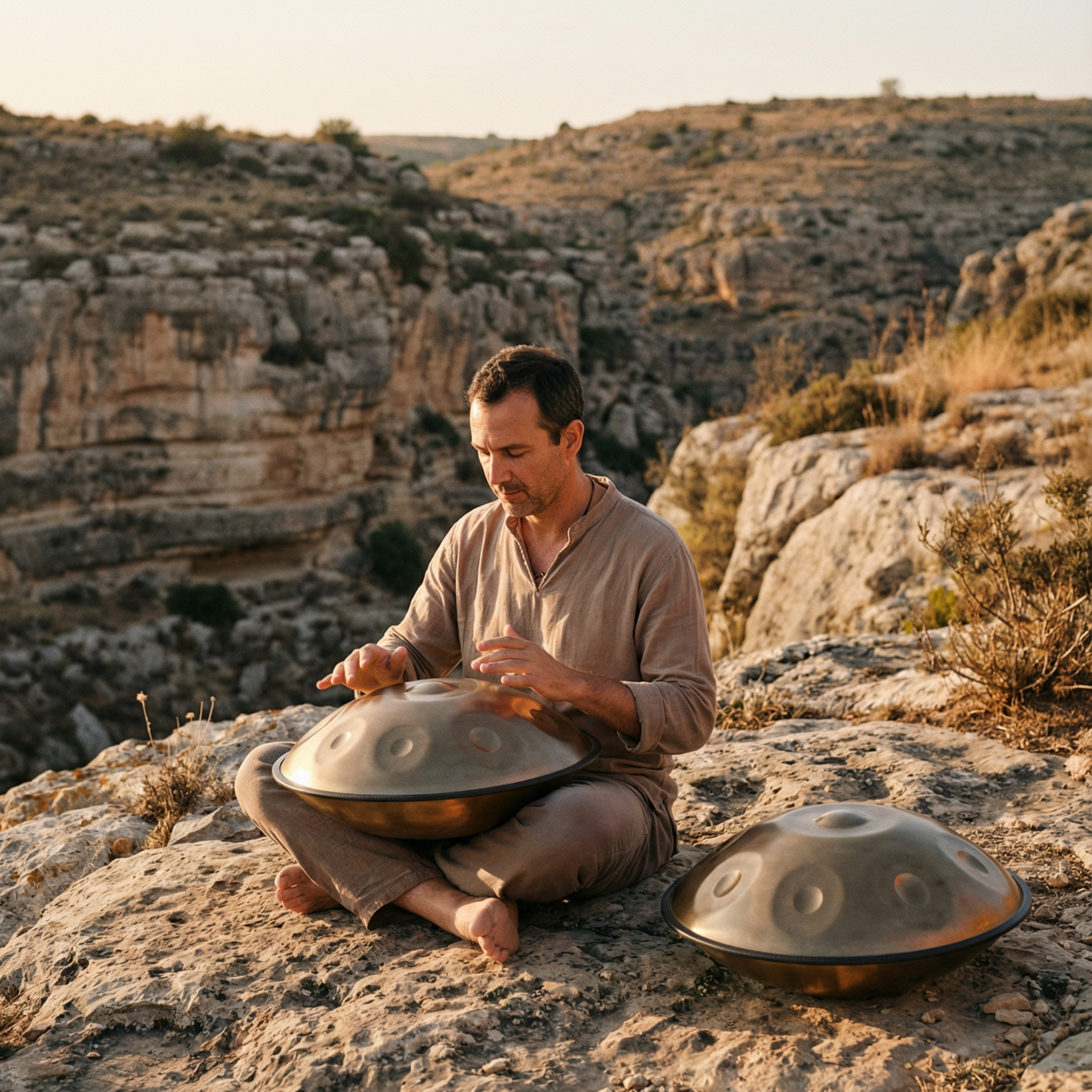 Handpan Doré Clair