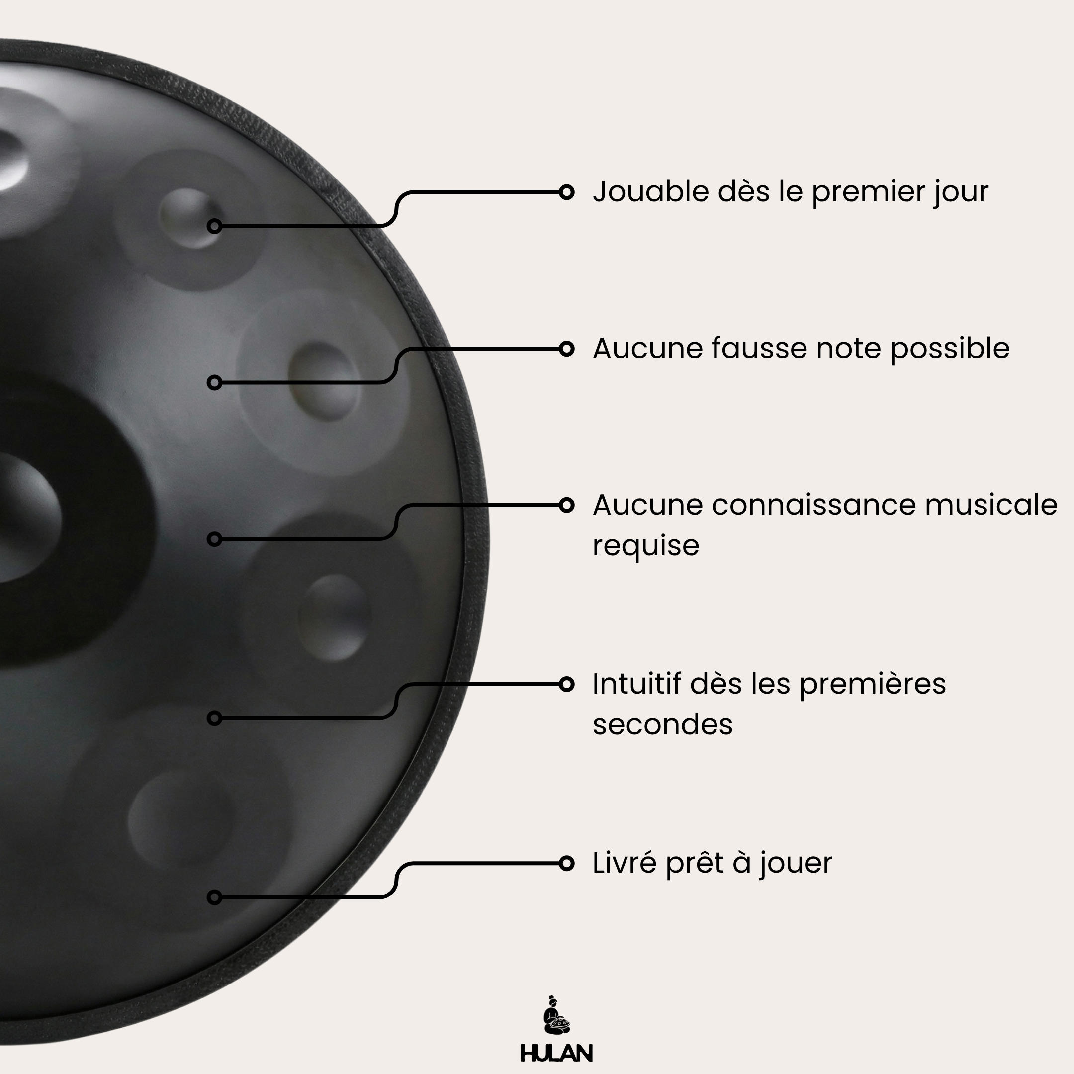 Handpan Noir